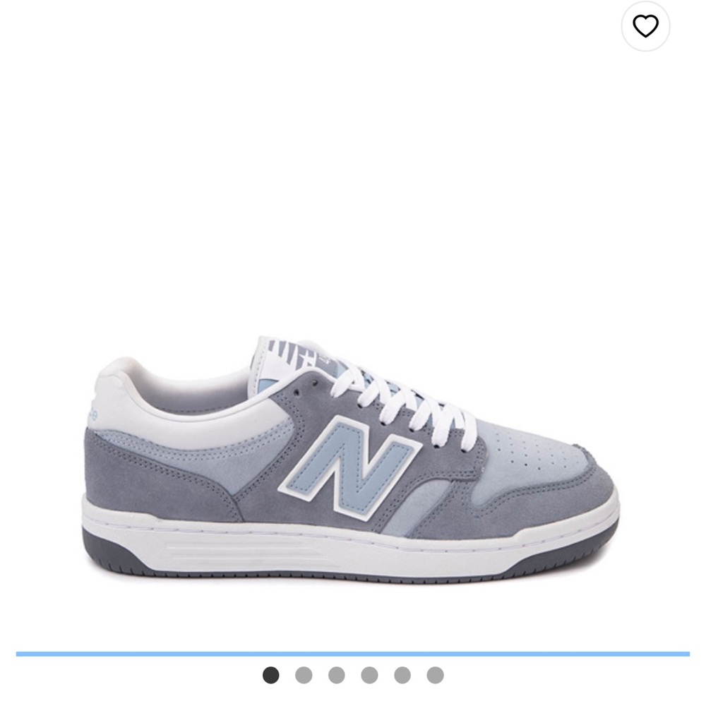 New Balance Blue and White Casual Sneakers - Picture 1 of 2